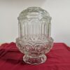 Vintage Clear Crystal Moon and Stars Fairy Lamp