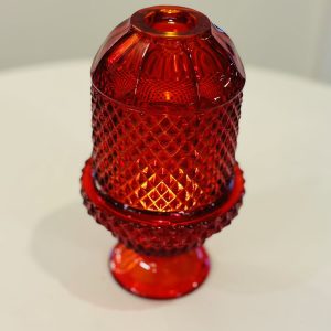 Red Viking Diamond Point Glimmer Fairy Lamp 2 piece