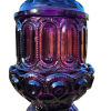 Amethyst Glow Fairy Lamp – Vintage Pressed Glass Accent Light
